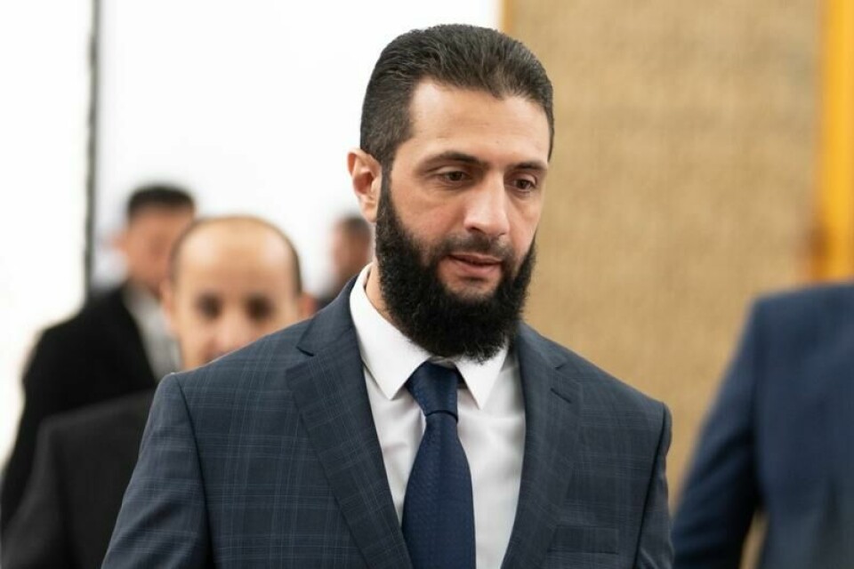 Ahmed al-Sharaa, her i Damaskus i slutten av desember, er utnevnt til foreløpig president.