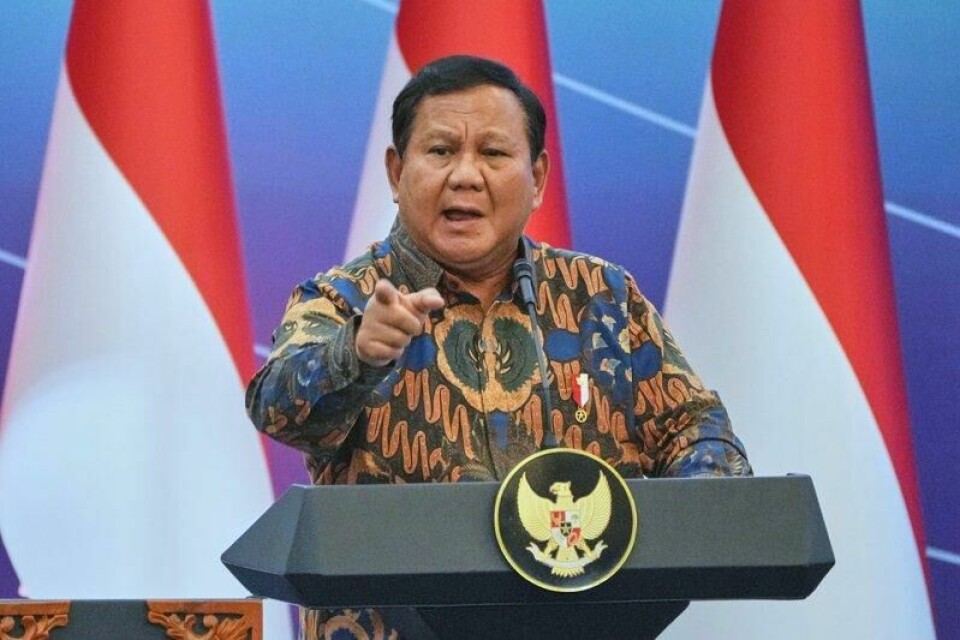 Indonesia vil ta imot sårede palestinere, sier president Prabowo Subianto.