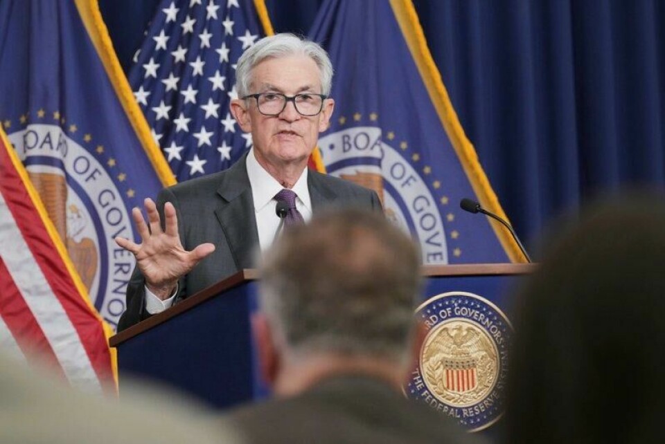 USAs sentralbanksjef Jerome Powell sa onsdag at det ikke ligger an til rentekutt nå på grunn av økt usikkerhet rundt økonomien.