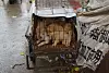Hunder i bur ved kjøttmarkedet i Yulin i 2017. I år fikk kinesiske aktivister stoppet en lastebil med 68 hunder i små rustne byr. Flere av hundene mistenkes å være stjålne kjæledyr. Foto: Str / AFP