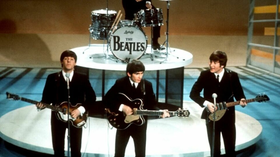 The Beatles, Paul McCartney, George Harrison, John Lennon og Ringo Starr, på sin USA-turné i 1964. To år senere sto Japan for tur. Foto: AP
