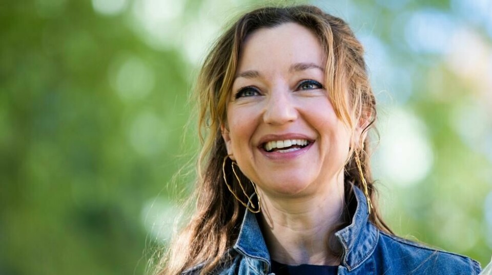 Andrea Bræin Hovig debuterer som romanforfatter for voksne med boken «Siste akt», lagt til teatermiljøet og med #MeToo som tema. Foto: Berit Roald / NTB