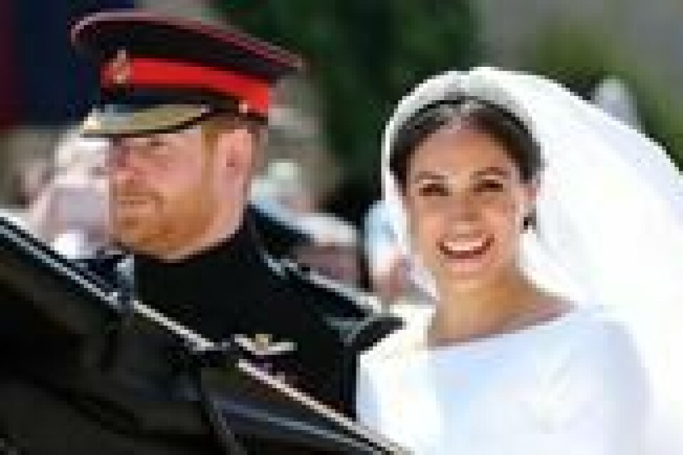 Prins Harry og Meghan Markle giftet seg i Windsor i 2018. Prins Harry og Meghan Markle giftet seg i Windsor i 2018. Foto: Gareth Fuller / AFP / NTB