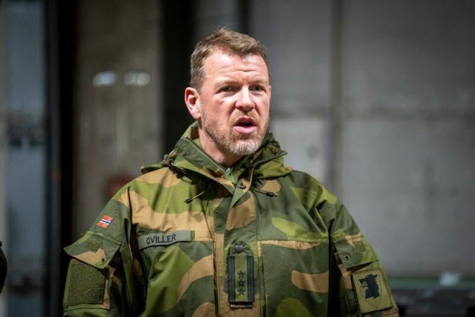 Oberst Jørn Qviller i Hæren og sjef for Finnmark landforsvar (FLF) mener grensa hindrer Nato-allierte fra å øve på å forsvare Finnmark.