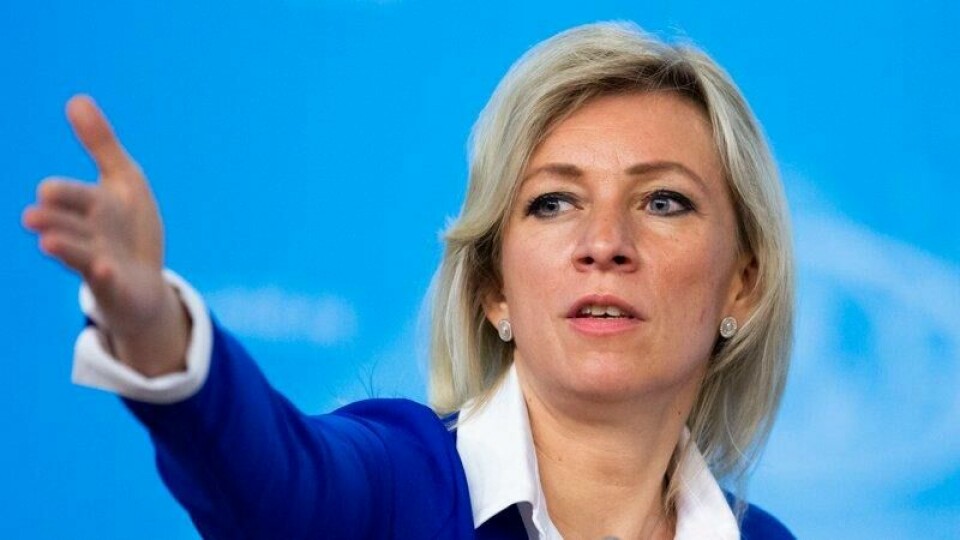 USAs president Donald Trump var behersket ettersom han ikke slo til Ukrainas president under møtet i Det hvite hus, hevder talsperson for russisk UD, Maria Zakharova. Arkivfoto: Alexander Zemlianichenko / AP / NTB