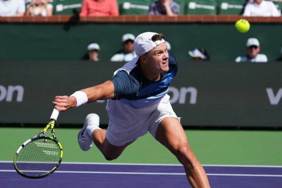 Holger Rune var sjanseløs mot Jack Draper i finalen i Indian Wells søndag.