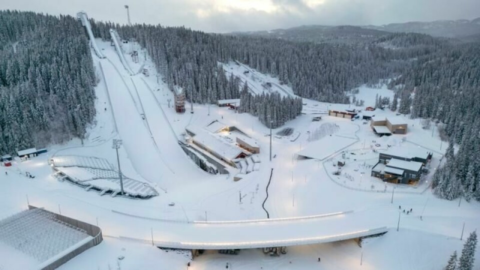 Granåsen skisenter skal brukes under ski-VM 2025.