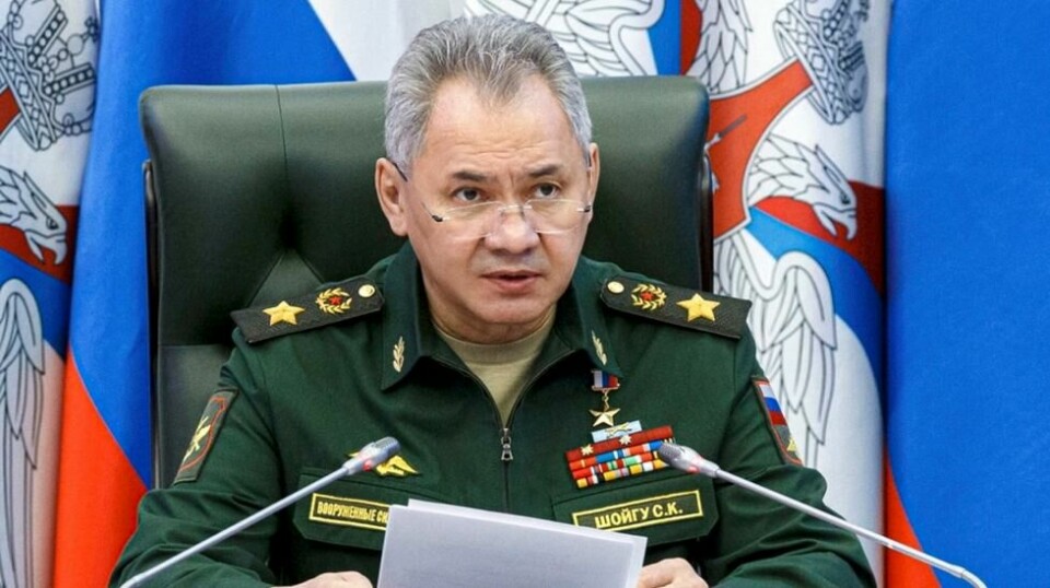 Russlands forsvarsminister Sergej Sjojgu.
