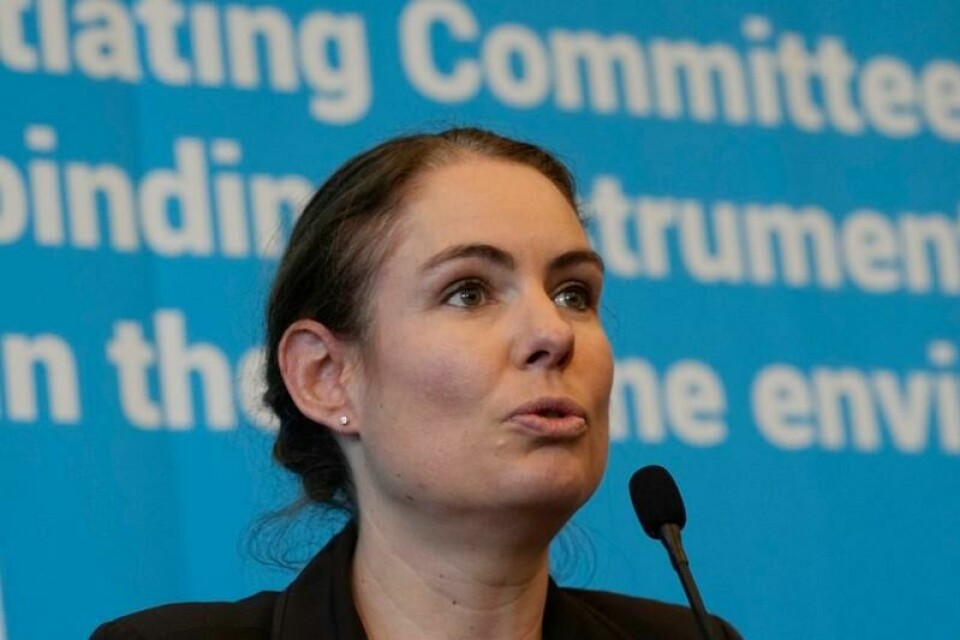 Frankrikes representant Olga Givernet anklaget søndag en håndfull land for å hindre forhandlingene.