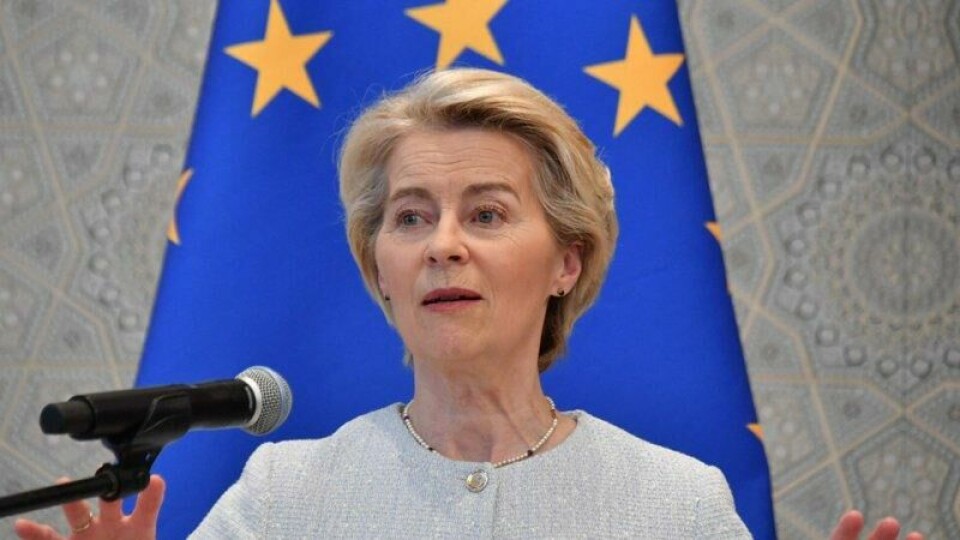 EU og Ursula von der Leyen har varslet et hardt svar mot Trumps tollsatser. EU og Ursula von der Leyen har varslet et hardt svar mot Trumps tollsatser. Foto: AFP / NTB