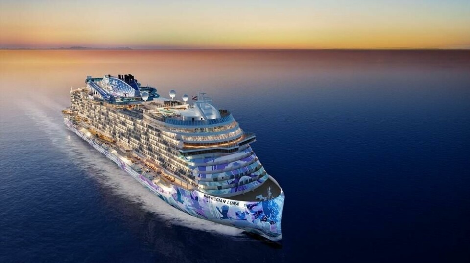 Norwegian Cruise Line (NCL) sjøsetter sitt nye skip, Norwegian Luna, i april 2026.