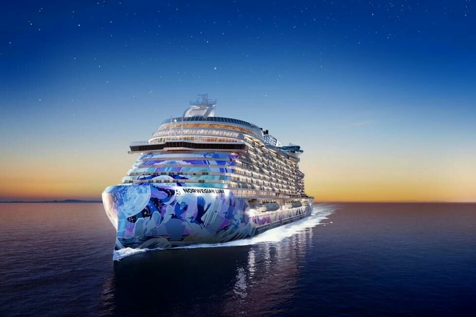 Norwegian Luna er Norwegian Cruise Lines nyeste tilskudd til flåten. Skipet skal seile fra Miami i april 2026. Norwegian Luna er Norwegian Cruise Lines nyeste tilskudd til flåten. Skipet skal seile fra Miami i april 2026. Foto: Norwegian Cruise Line
