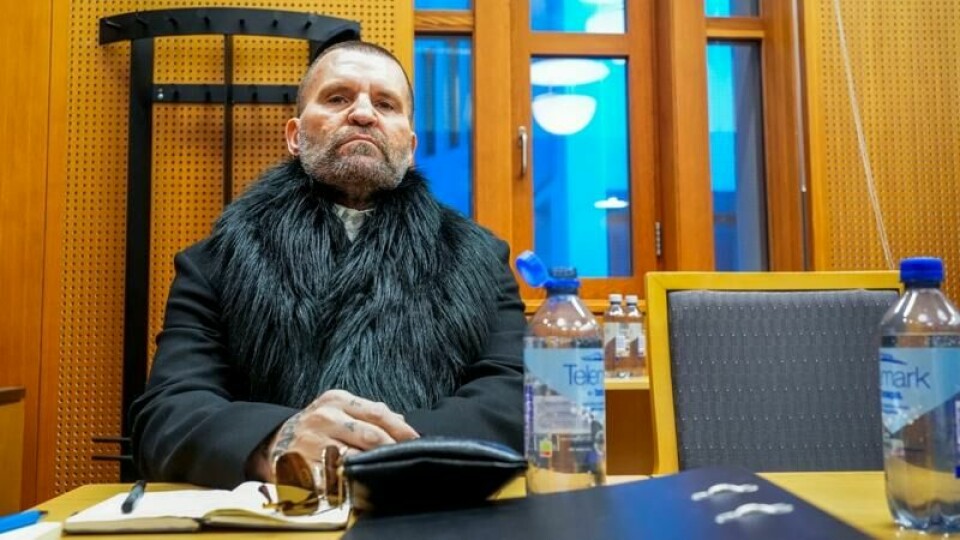 Kunstneren Bjarne Melgaard under rettssaken i Oslo tingrett i oktober.