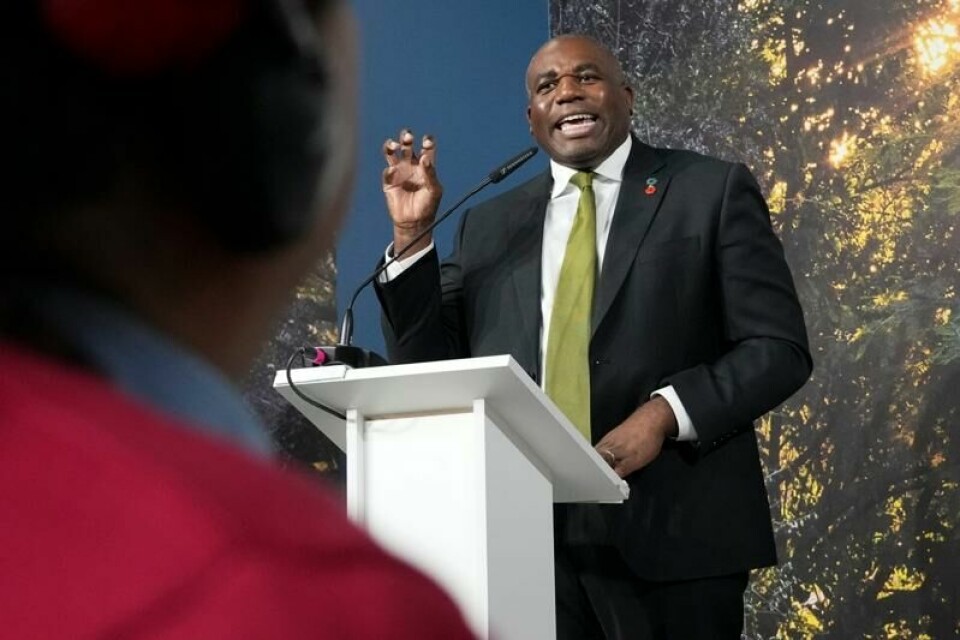 Storbritannias utenriksminister David Lammy sier landet aldri vil glemme sivilbefolkningen i Sudan.