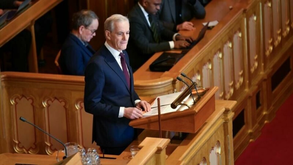 Statsminister Jonas Gahr Støre redegjorde for regjeringens politikk i Stortinget onsdag.
