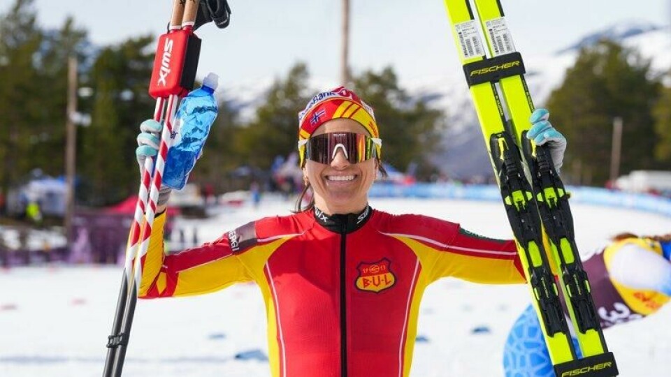 Heidi Weng ble NM-vinner på nytt på Hovden.