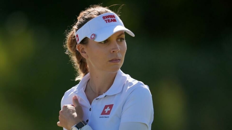 Morgane Metraux spiller fenomenal golf. Foto: George Walker IV / AP / NTB