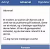 BEKLAGELSEN: Facebook kaller det et uhell fra en medarbeider, og skriver at de beklager oppriktig. Foto: Skjermdump.