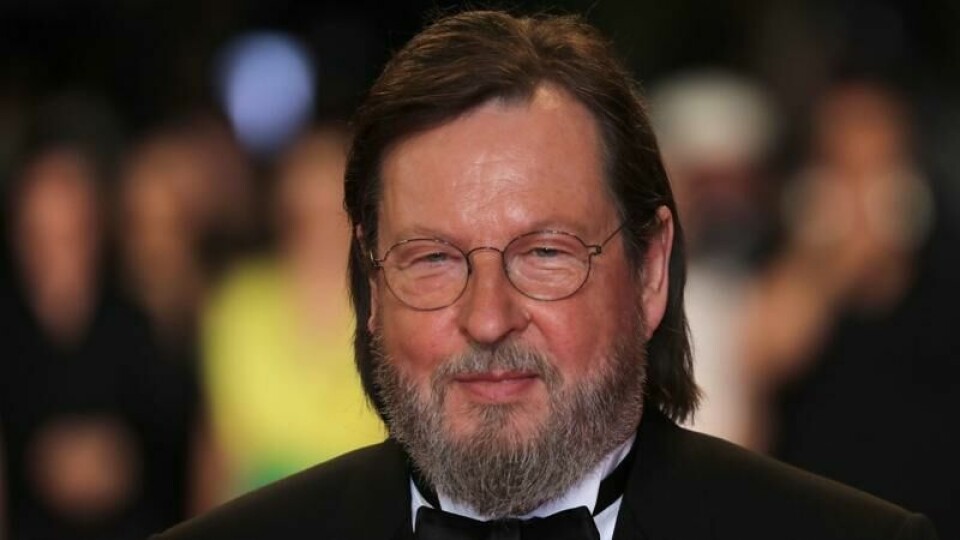 Lars von Trier avbildet i forbindelse med fremvisningen av filmen «The House that Jack Built» på filmfestivalen i Cannes i mai 2018.