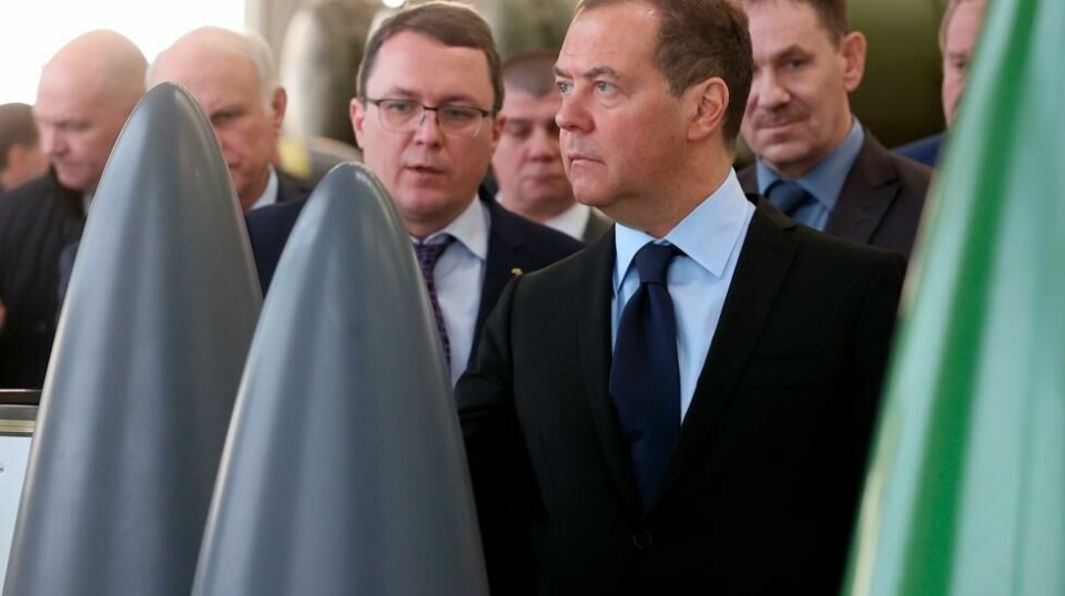 Dimitrj Medvedev er viseformann i det russiske sikkerhetsrådet. Han har tidligere vært både president og statsminister i Russland.