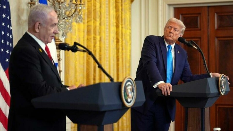 President Donald Trump tok imot Israels statsminister Benjamin Netanyahu i februar. Mandag skal Netanyahu igjen til den amerikanske hovedstaden.