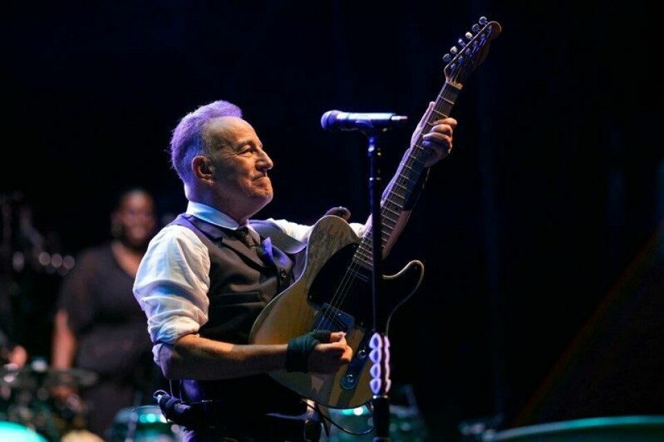 Bruce Springsteen fotografert under festivalen «Sea. Hear. Now» 15. september i Asbury Park, New Jersey, USA.