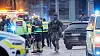Samtlige nødetater rykket ut til skytingen i Örebro 4. februar. Foto: Kicki Nilsson / TT / AFP / NTB