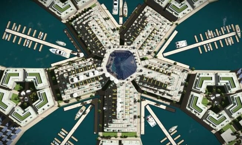 Avtalen om den flytende byen er blitt møtt med kritikk fra de som mener rike vil benytte muligheten til å unngå skatt. Foto: Gabriel Scheare, Luke & Lourdes Crowley, and Patrick White/ Roark 3D/ The Seasteading Institute Avtalen om den flytende byen er blitt møtt med kritikk fra de som mener rike vil benytte muligheten til å unngå skatt. Foto: Gabriel Scheare, Luke & Lourdes Crowley, and Patrick White/ Roark 3D/ The Seasteading Institute