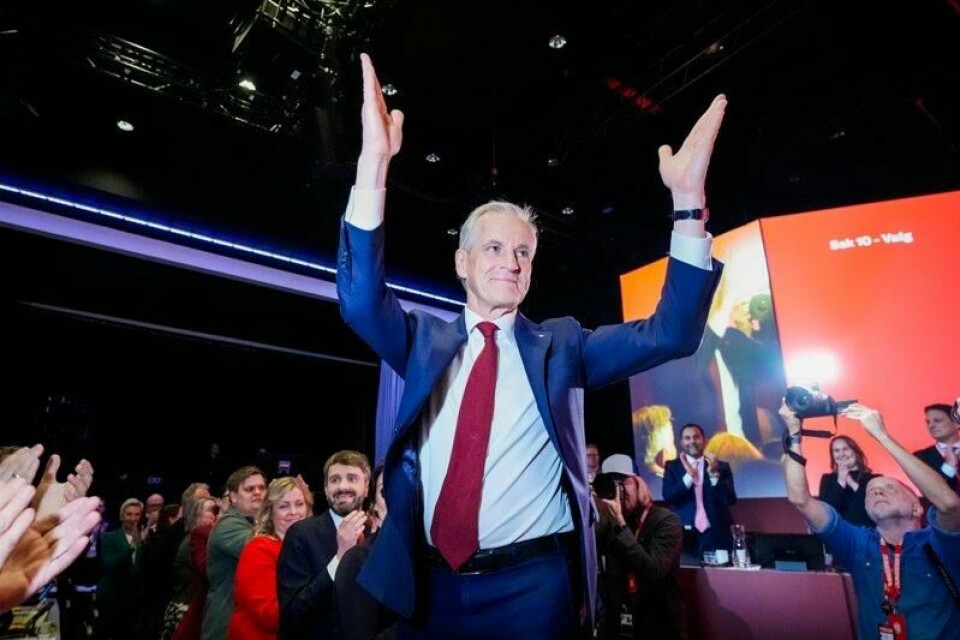 Statsminister Jonas Gahr Støre ble gjenvalgt som leder på Arbeiderpartiets landsmøte.