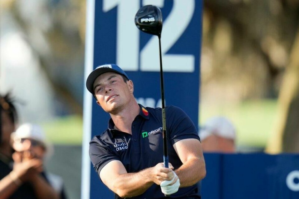 Viktor Hovland er i delt ledelse før siste runde i PGA-turneringen i Palm Harbor.
