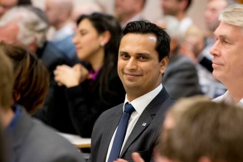 Mudassar Kapur sitter i Finanskomiteen for Høyre på Stortinget, og er partiets finanspolitiske talsperson. Mudassar Kapur sitter i Finanskomiteen for Høyre på Stortinget, og er partiets finanspolitiske talsperson. Foto: Håkon Mosvold Larsen / NTB scanpix