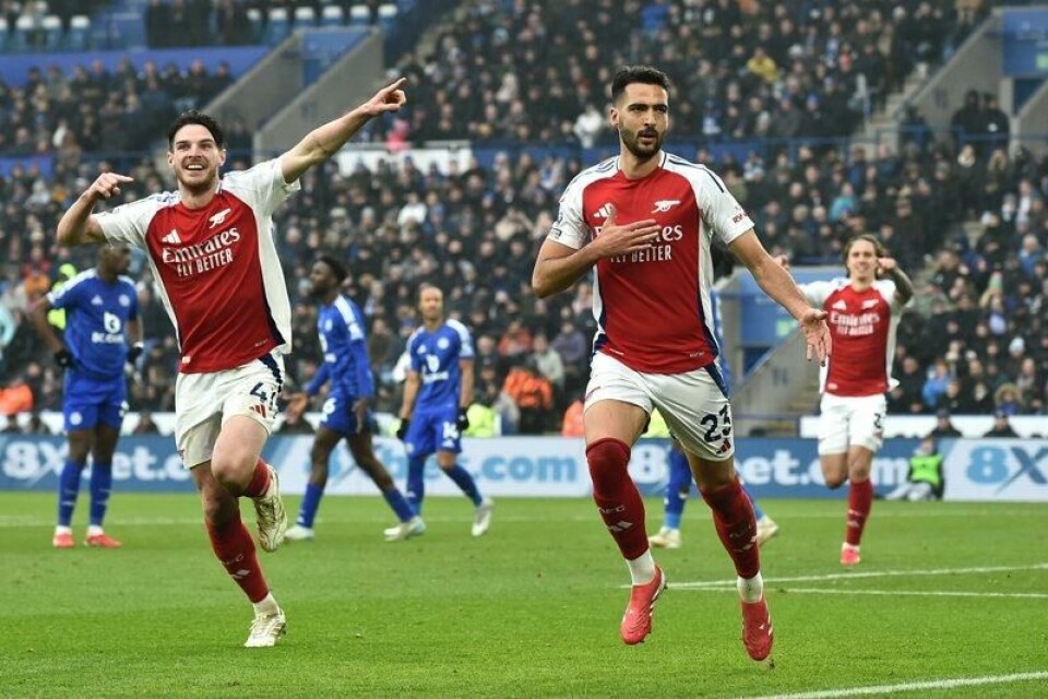 Mikel Merino fikset Arsenal-seier mot Leicester lørdag.