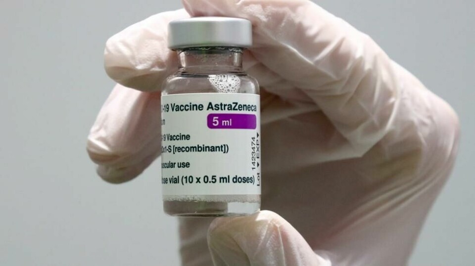 Coronavaksine fra AstraZeneca.