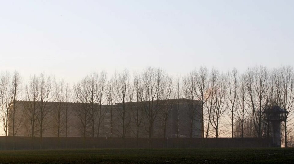 Utsiden av fengselet i Lantin nær Liège i Belgia. Illustrasjonsfoto.
