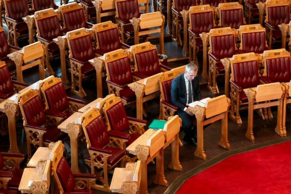 Vil generativ AI og kunstig intelligens kunne påvirke hvordan de 169 plassene i Stortinget blir fylt opp om snaue seks måneder? Vil generativ AI og kunstig intelligens kunne påvirke hvordan de 169 plassene i Stortinget blir fylt opp om snaue seks måneder? Foto: Rodrigo Freitas / NTB