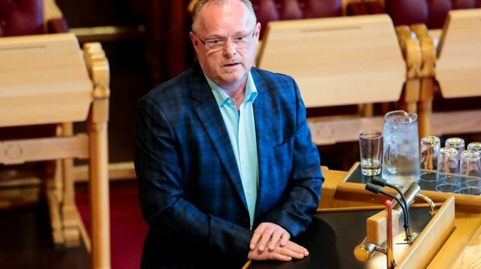 Fiskeriminister Per Sandberg (Frp). Foto: Lise Åserud / NTB scanpix.