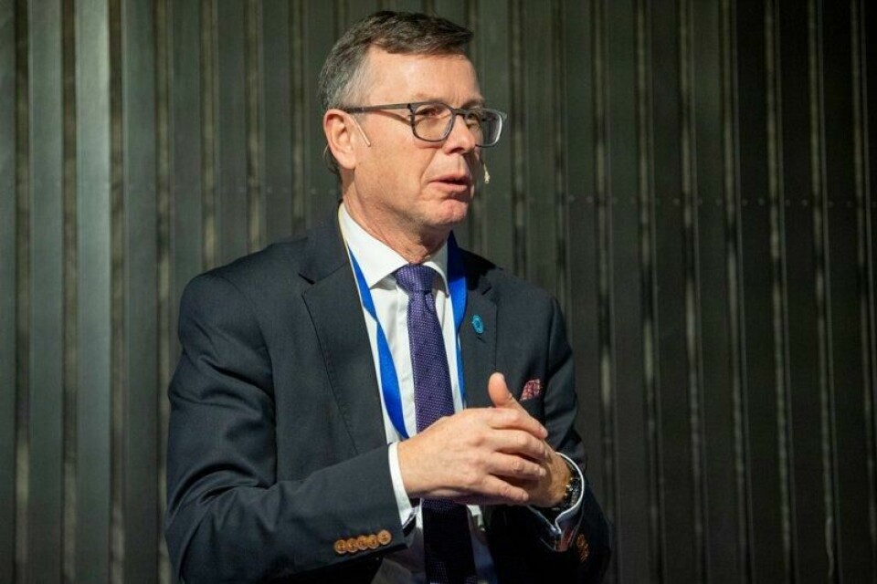 Dag Rune Olsen, rektor for UiT (Universitetet i Tromsø) vil se på muligheten for å ta imot amerikanske forskere. Her fra en tidligere anledning.