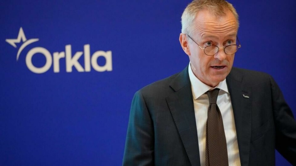 Konsernsjef i Orkla Nils Selte legger mandag fram Orkla ASA sitt resultatet for andre kvartal 2024. Foto: Ole Berg-Rusten / NTB