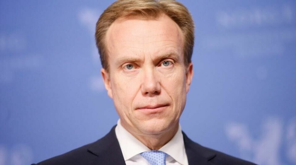 Utenriksminister Børge Brende.