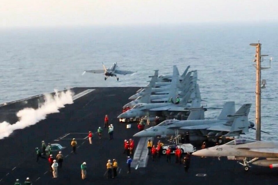 Det amerikanske hangarskipet USS Harry S. Truman er satt inn i Rødehavet i kampen mot houthiene i Jemen.