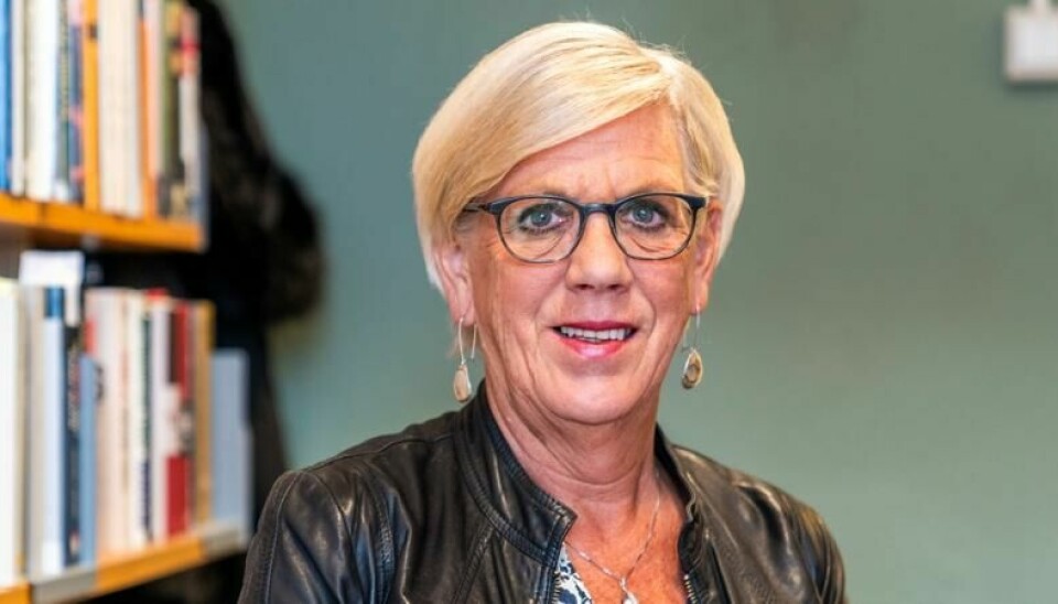 Forsker og historiker Hilde Henriksen Waage på sitt kontor på Blindern i Oslo.
