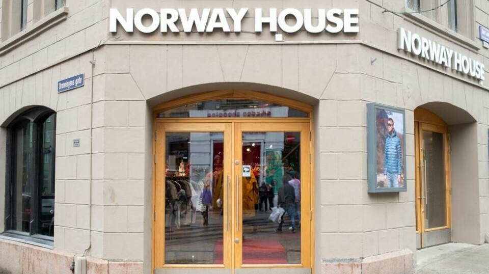 Norway Shop, med to butikker i Oslo, har gått konkurs. Her fra butikken i Karl Johan.