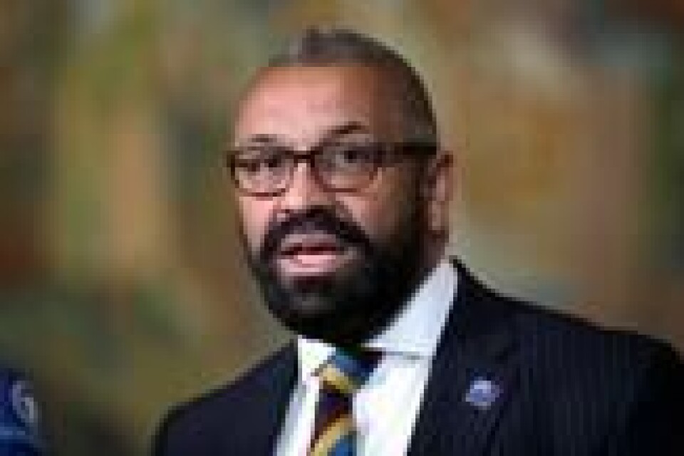 Storbritannias utenriksminister James Cleverly, her under Natos uformelle utenriksministermøte i Oslo 1. juni. Storbritannias utenriksminister James Cleverly, her under Natos uformelle utenriksministermøte i Oslo 1. juni. Foto: Hanna Johre / NTB / NTB