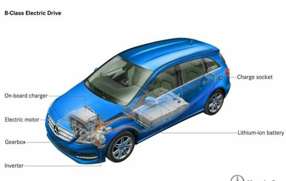 I motsetning til de aller fleste konkurrentene er ikke B-klasse Electric konstruert som elbil fra starten av. I motsetning til de aller fleste konkurrentene er ikke B-klasse Electric konstruert som elbil fra starten av.