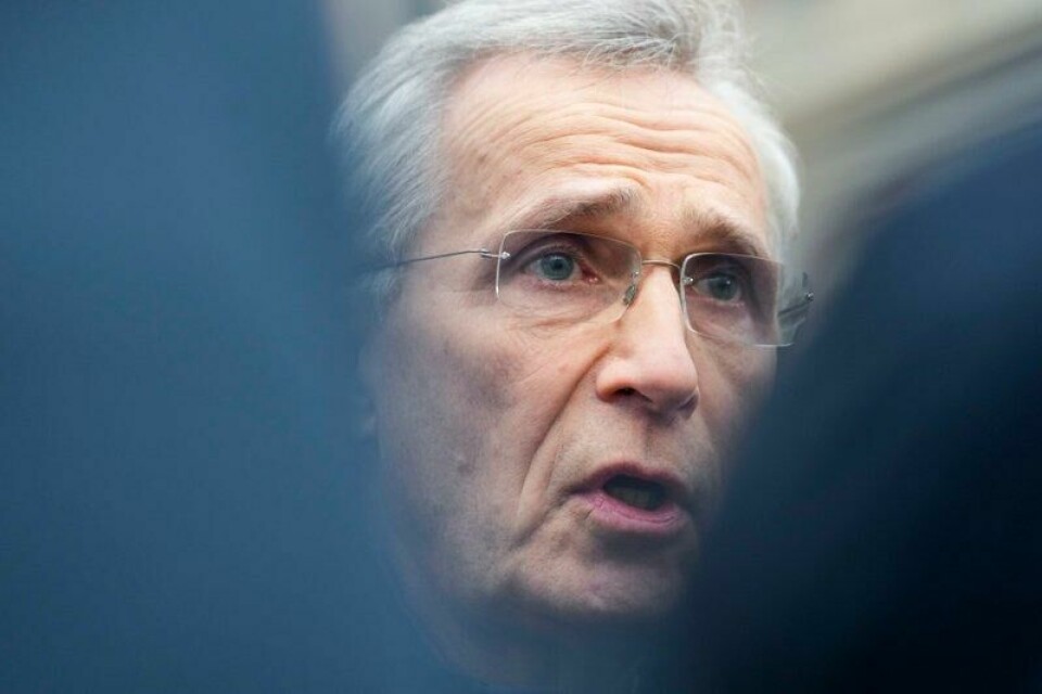 Finansminister Jens Stoltenberg (Ap) var fredag til stede på sikkerhetskonferansen i München, der han møtte USAs visepresident J.D. Vance.