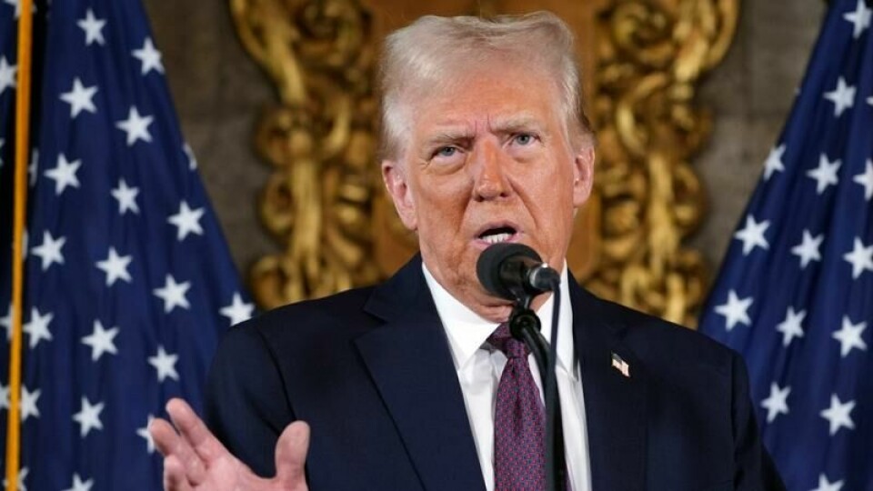 Mexicogolfen bør hete Amerikagolfen, sier USAs påtroppende president Donald Trump. Foto: Evan Vucci / AP / NTB Mexicogolfen bør hete Amerikagolfen, sier USAs påtroppende president Donald Trump. Foto: Evan Vucci / AP / NTB