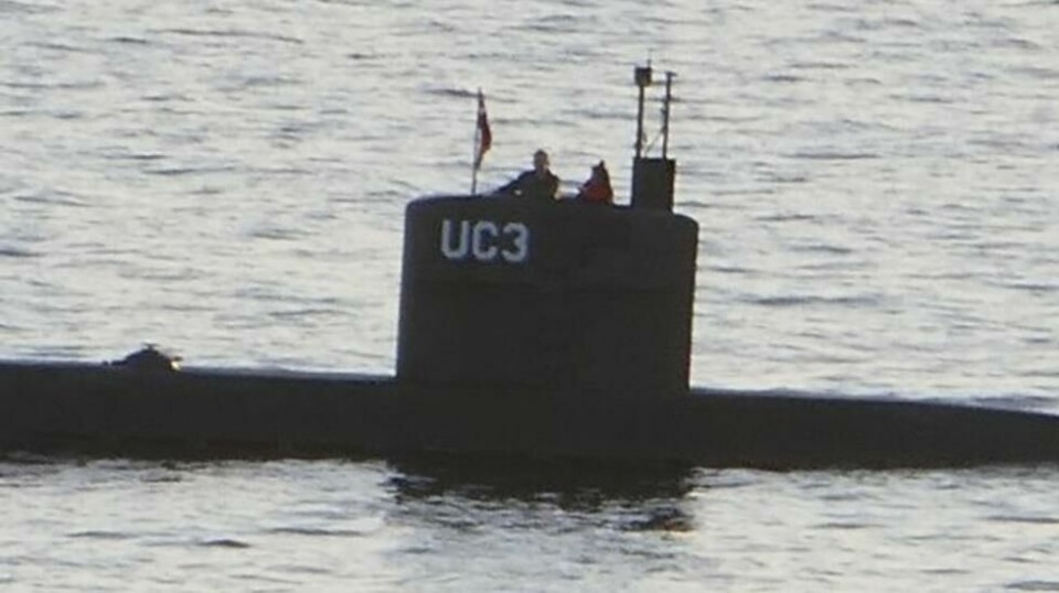 DØDE Journalisten Kim Wall om bord i den privateide danske ubåten UC3 Nautilus i Øresund. Foto: AFP / Peter Thompson