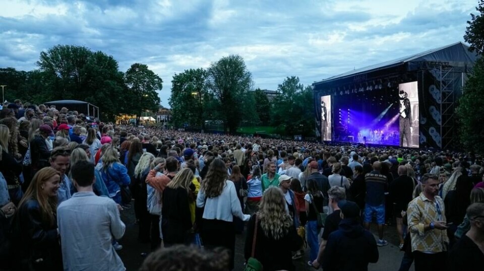 Lørdagen byr ifølge meteorologen på det beste været for dem som skal på Øyafestivalen i Tøyenparken. Foto: Beate Oma Dahle / NTB