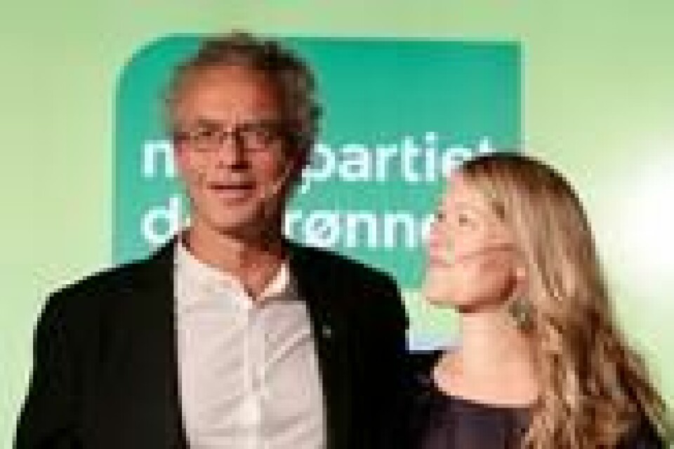 Rasmus Hansson og nåværende partileder Une Bastholm under valget i 2017. Rasmus Hansson og nåværende partileder Une Bastholm under valget i 2017. Foto: NTB