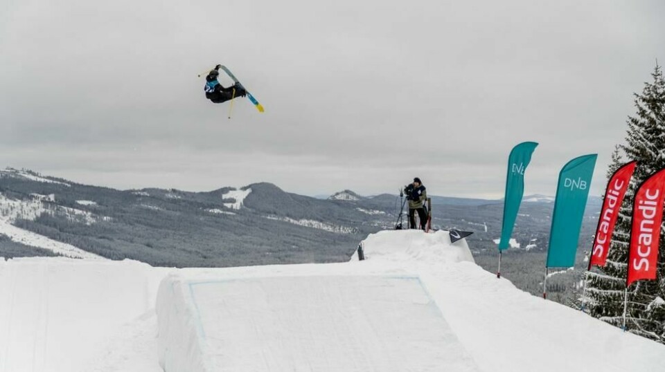 Fra årets NM i freeski.